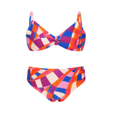 Load image into Gallery viewer, Product Front: Rio De Sol Girl's Two-Piece Funny Bikini-Kids