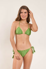 Load image into Gallery viewer, Model Front: Rio De Sol Top Top Shimmer-Botanica Frufru