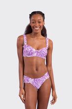 Load image into Gallery viewer, Model Front: Rio De Sol Top Top Trail-Purple Amelia