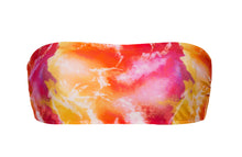 Load image into Gallery viewer, Product Front: Rio De Sol Top Top Tiedye-Red Bandeau-Reto