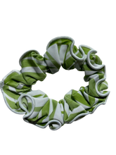 Load image into Gallery viewer, Product Front: Rio De Sol Hair Accessory Palms Scrunchie