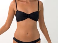 Load and play video in Gallery viewer, Video: Rio De Sol Top Top Touch-Black Bandeau-Crispy