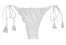 Load image into Gallery viewer, Product Front: Rio De Sol Bottom Bottom Shimmer-White Frufru-Fio