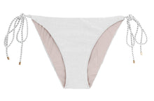 Load image into Gallery viewer, Product Front: Rio De Sol Bottom Bottom Shimmer-White Ibiza-Rope