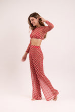 Load image into Gallery viewer, Image 03: Rio De Sol Beach Trousers Floral-Scales Pants Lana