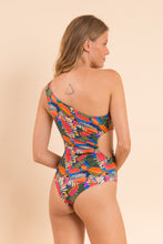 Load image into Gallery viewer, Model Back: Rio De Sol One-Piece Jungle Maeve