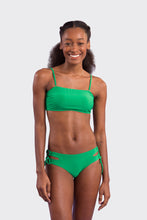 Load image into Gallery viewer, Model Front: Rio De Sol Top Top Tambourine Bandeau-Reto