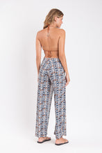 Load image into Gallery viewer, Model Back: Rio De Sol Beach Trousers Ikat Wide Pants

