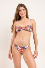 Load image into Gallery viewer, Model Front: Rio De Sol Top Top Garden-Flower Bandeau-Joy
