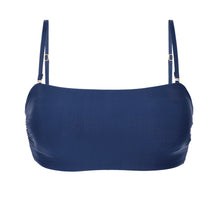 Load image into Gallery viewer, Product Front: Rio De Sol Top Top Navy Bandeau-Reto
