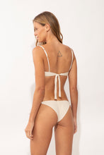 Load image into Gallery viewer, Model Back: Rio De Sol Bottom Bottom Malibu-Natural Cheeky-Tie
