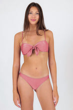 Load image into Gallery viewer, Model Front: Rio De Sol Set Set Shimmer-Confetti Bandeau-Knot Essential
