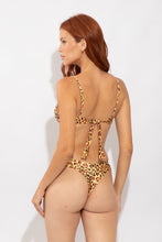 Load image into Gallery viewer, Model Back: Rio De Sol Top Top Yellow-Feline Zaya
