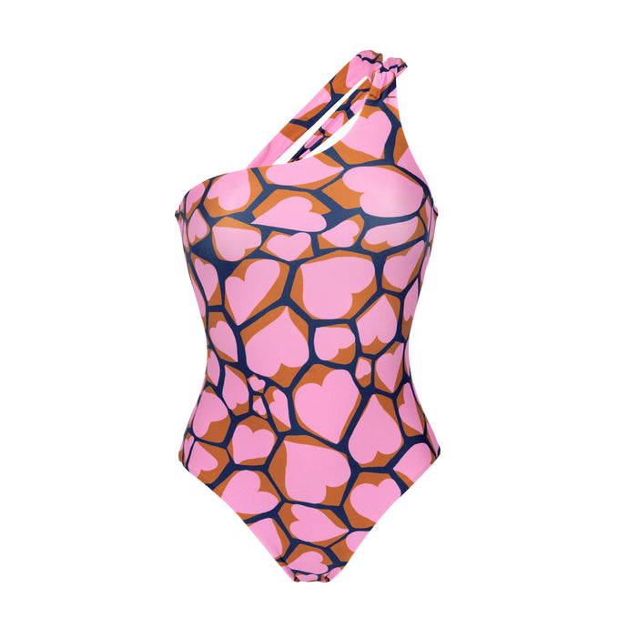 Product Front: Rio De Sol One-Piece Amore-Pink Santorini