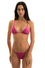 Load image into Gallery viewer, Model Front: Rio De Sol Bottom Bottom Cloque Lichia Cheeky
