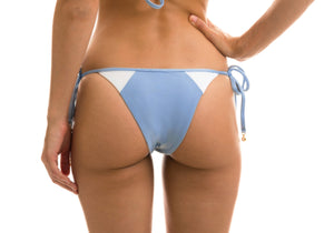 Model Back: Rio De Sol Bottom Bottom Garoa White Tri