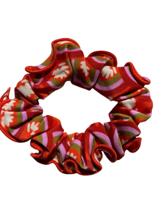 Product Front: Rio De Sol Hair Accessory Floral-Scales Scrunchie