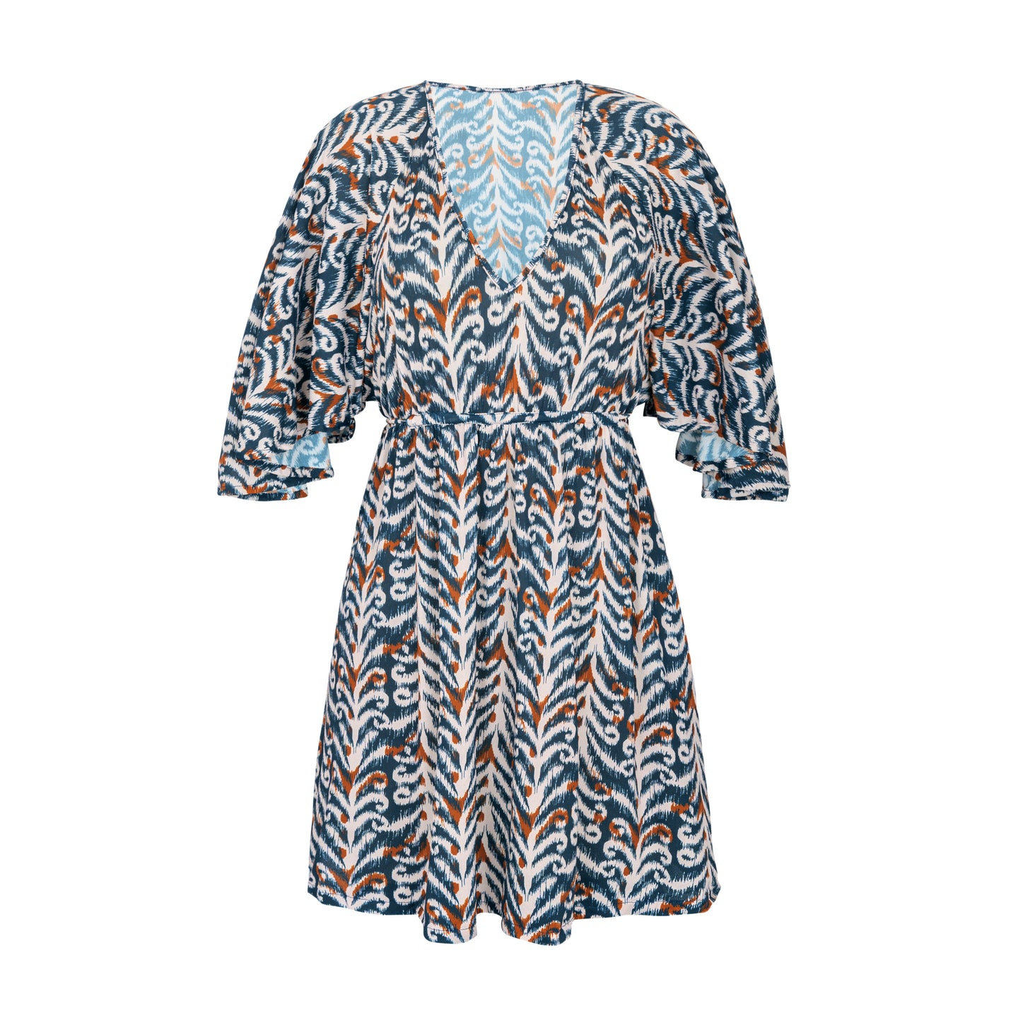 Product Front: Rio De Sol Mini Dress Ikat Mini Dress