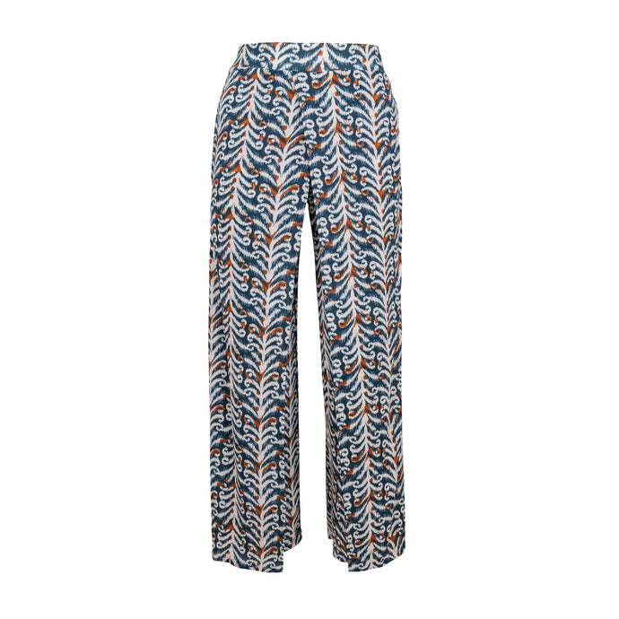 Product Front: Rio De Sol Beach Trousers Ikat Wide Pants