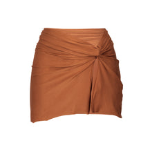 Load image into Gallery viewer, Product Front: Rio De Sol Beach Skirt Nocciola Skirt-Knot
