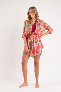 Image 08: Rio De Sol Shirtdress Sea-Bloom Chemise Gabriele