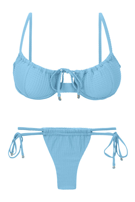 Product Front: Rio De Sol Set Set Dots-Sky Balconet-Tie Pipa