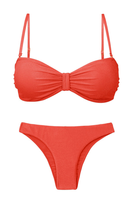 Product Front: Rio De Sol Set Set Malibu-Chili Bandeau-Duo Essential