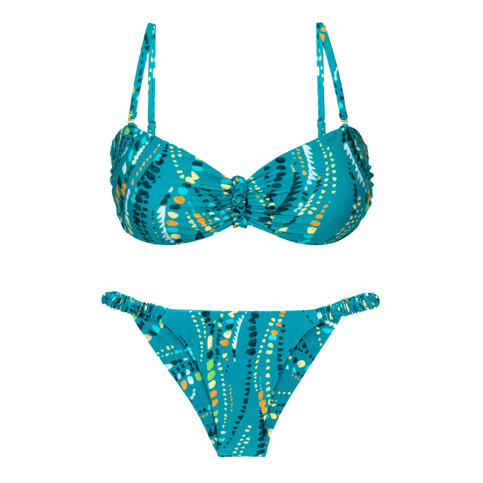 Product Front: Rio De Sol Set Set Rain Bandeau-Crispy Cheeky-Crispy
