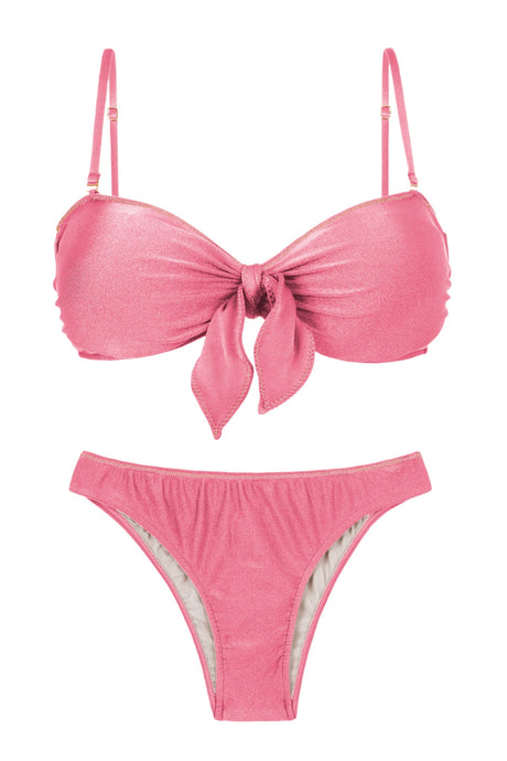 Product Front: Rio De Sol Set Set Shimmer-Confetti Bandeau-Knot Essential