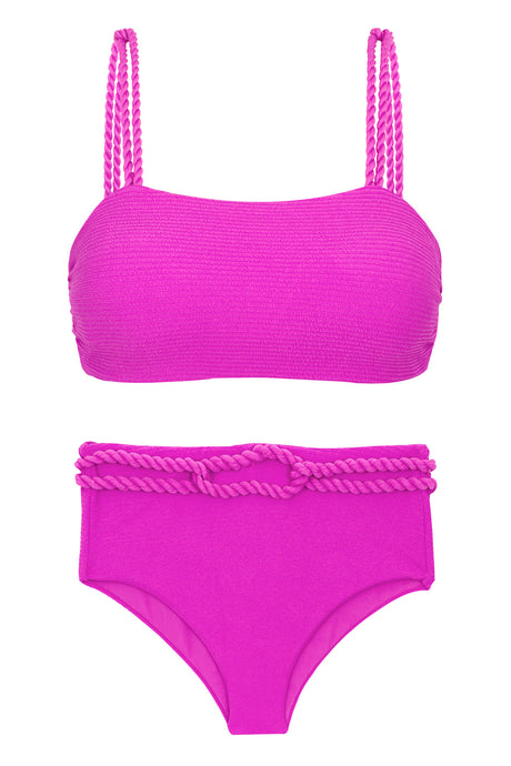 Product Front: Rio De Sol Set Set St-Tpz-Pink Reto Hotpant-High