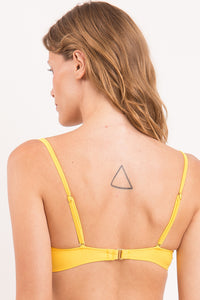 Image 07: Rio De Sol Top Top Amarelo Bandeau-Crispy