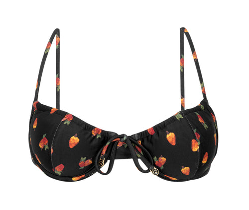 Product Front: Rio De Sol Top Top Cashew Balconet-Tie