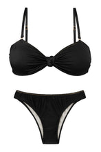 Load image into Gallery viewer, Set Shimmer-Black Bandeau-Joy Essential
