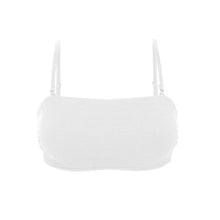 Load image into Gallery viewer, Top Sand-White Bandeau-Reto
