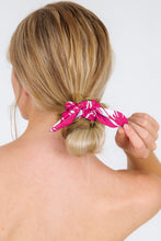 Load image into Gallery viewer, Pink-Palms Scrunchie
