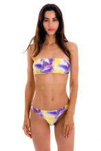 Load image into Gallery viewer, Set Tiedye-Purple Bandeau-Reto Fio
