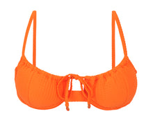 Load image into Gallery viewer, Top Dots-Orange Balconet-Tie
